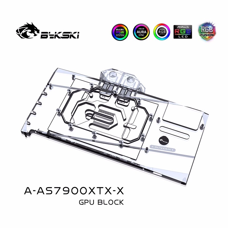 Bloc d'eau Bykski pour carte g - Rx 7900 Xt 20Gb avis et prix